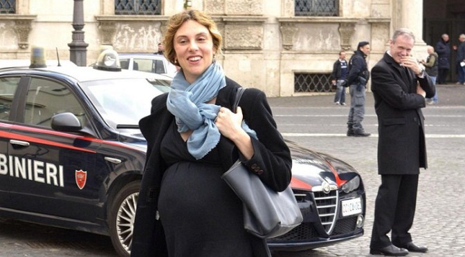 Da grande farò il Ministro. Come la mamma.