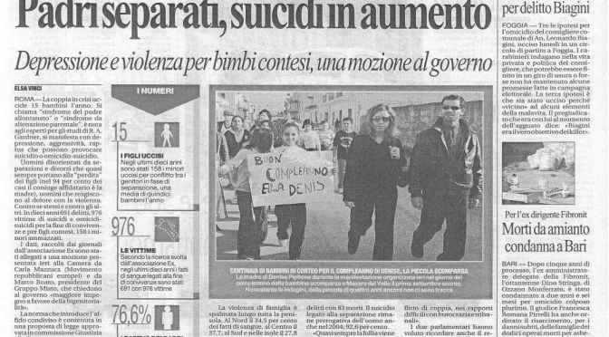 Il dramma silenzioso dei padri separati (e divorziati).