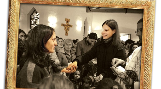 Chiara Corbella Petrillo ad Assisi, 8 Dicembre 2014.