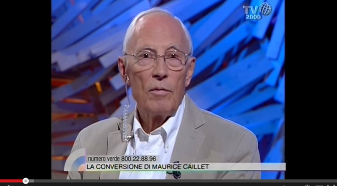 Dalla massoneria alla Fede: la conversione di Maurice Caillet.